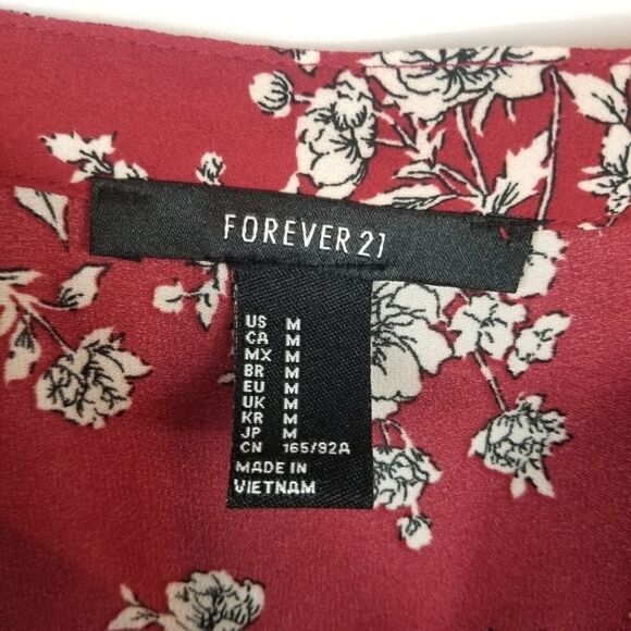 FOREVER 21 FLORAL PRINT DRESS. SIZE M. - Picture 5 of 16